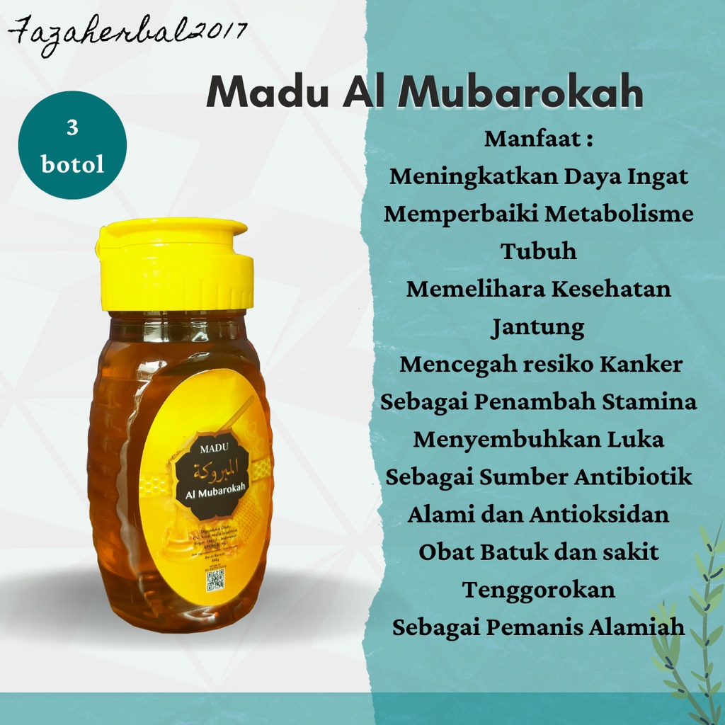 HARGA PROMO 3 Madu Hutan Kalimantan 150 gr Al Mubarokah