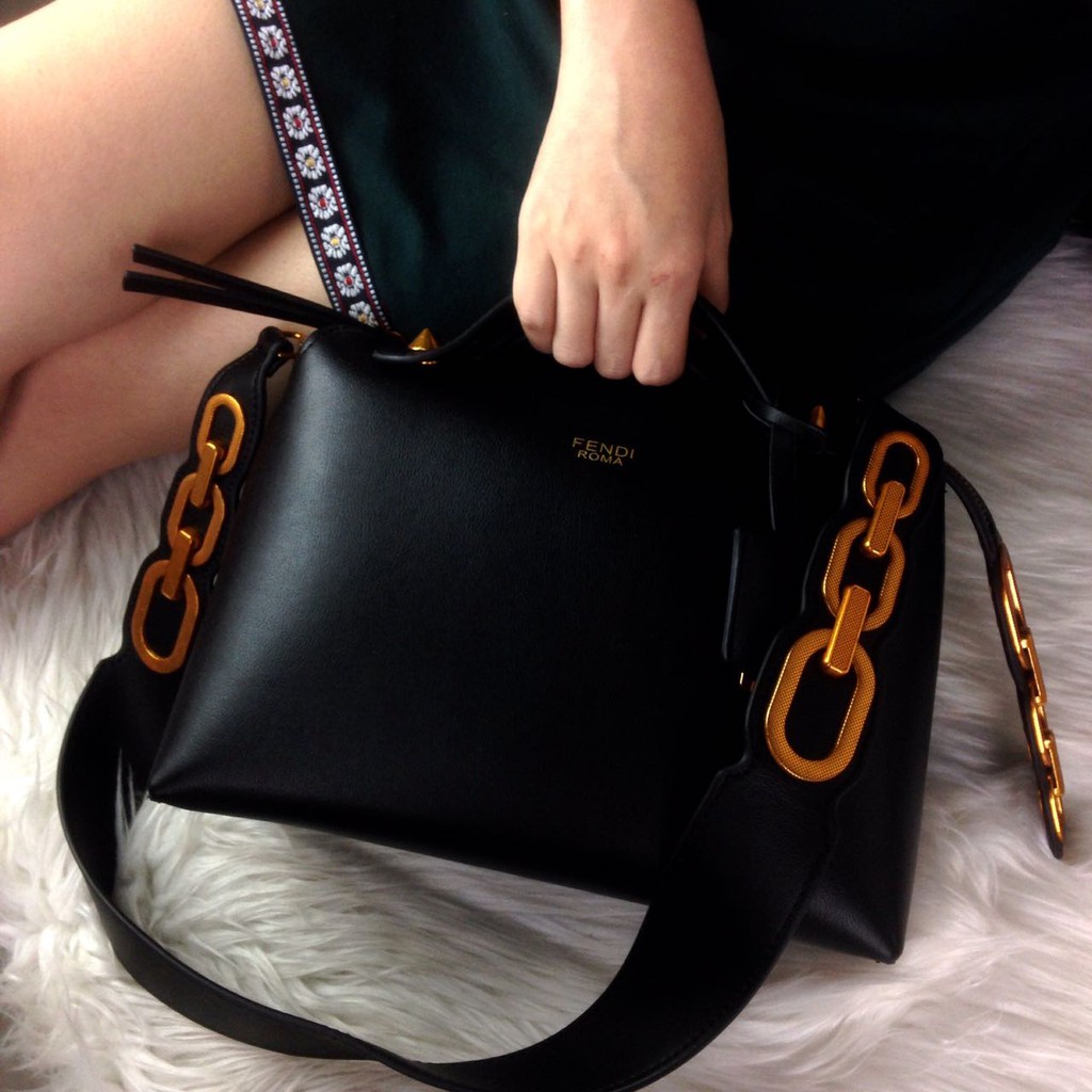 FENDI By The Way Boston Gold Tail Spring Summer 2018#7026.WS