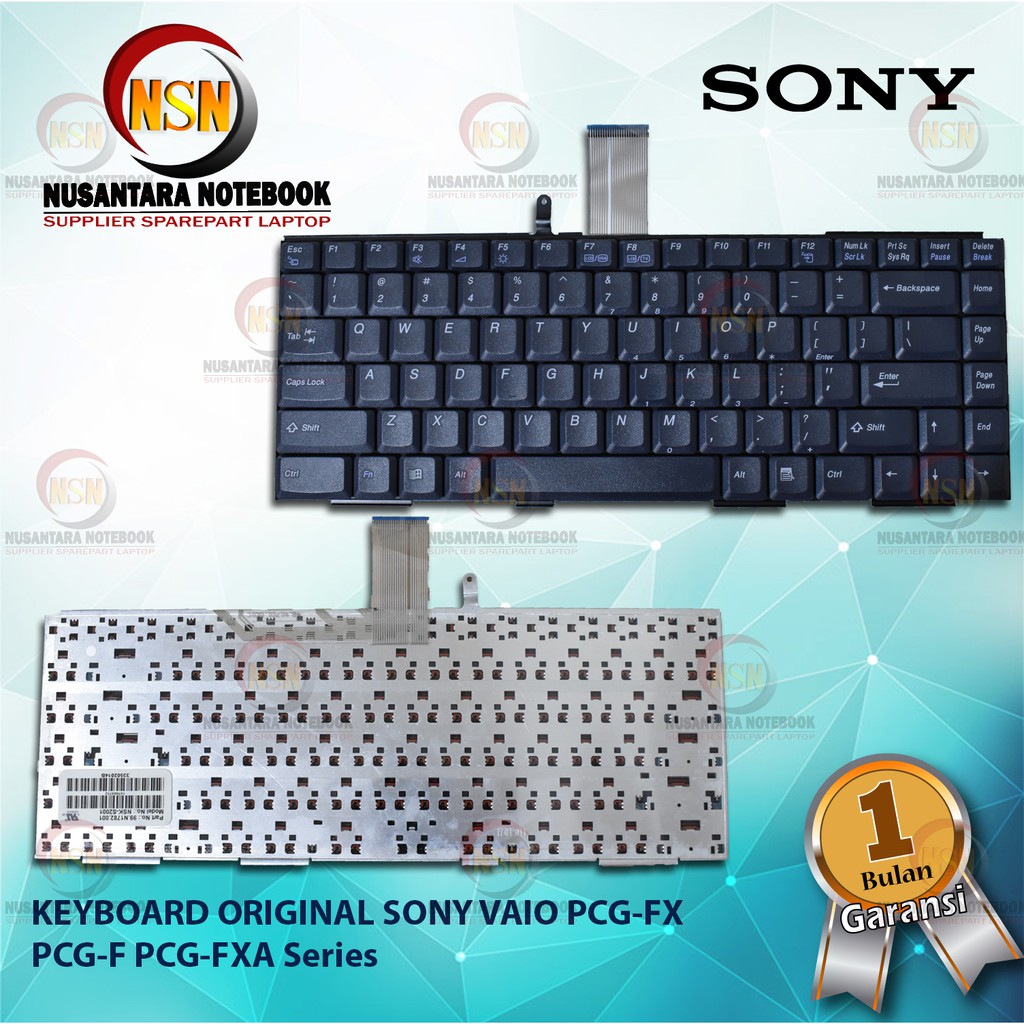 Keyboard Original Sony Vaio PCG-FX PCG-F PCG-FXA