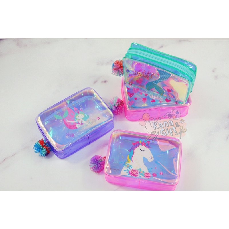 

KOTAK PENCIL PVC TRANSPARANT GLOSSY/POUCH TRAVELLING