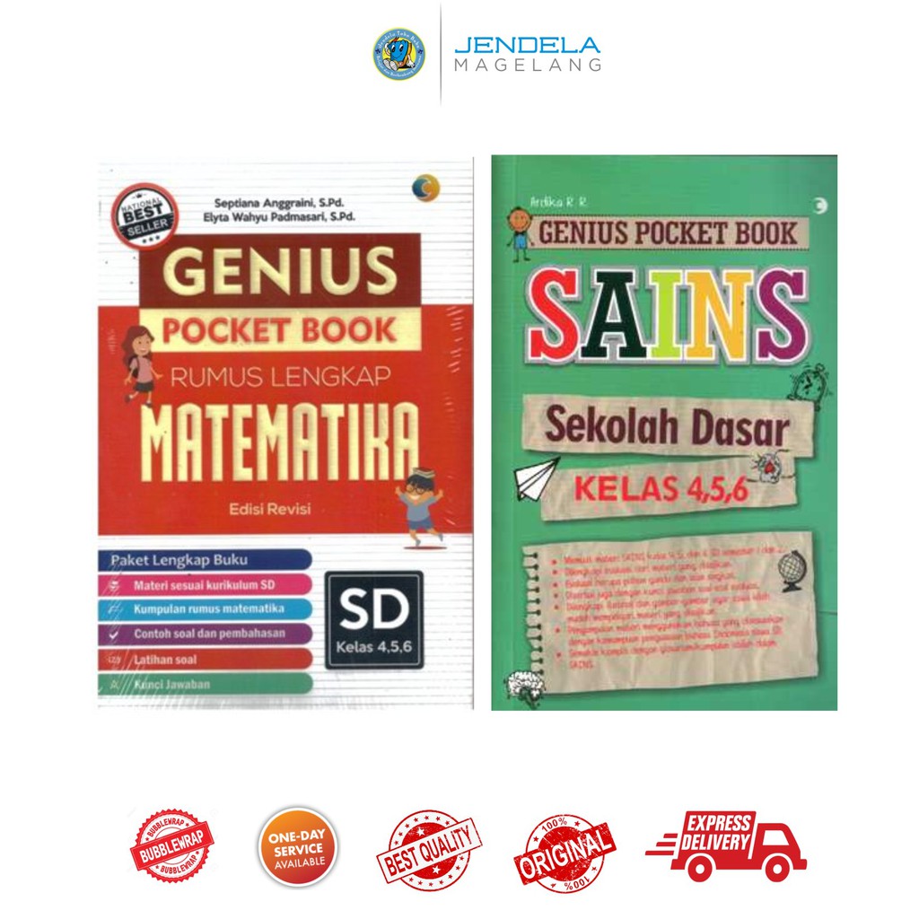 POCKET SD GENIUS BOOK IPA DAN MATEMATIKA