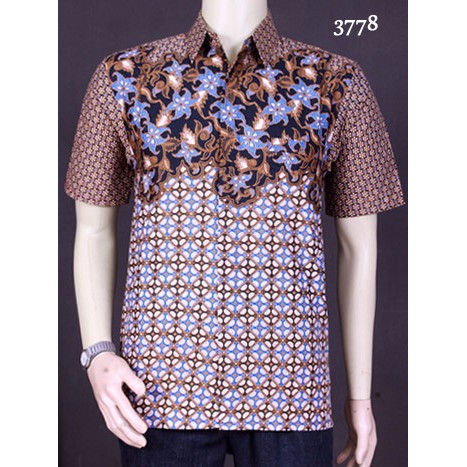 Baju Batik, Kemeja Batik Pria Modern BP3778 ASK