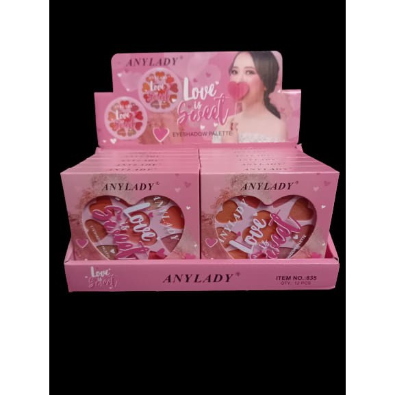 [ECER] EYESHADOW / EYE SHADOW ANYLADY SWEET LOVE PALETTE NO.835