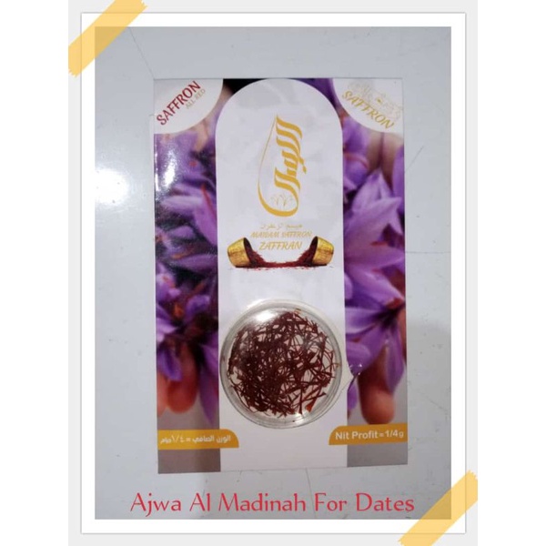 

READY STOK SAFFRON ¼ GRAM