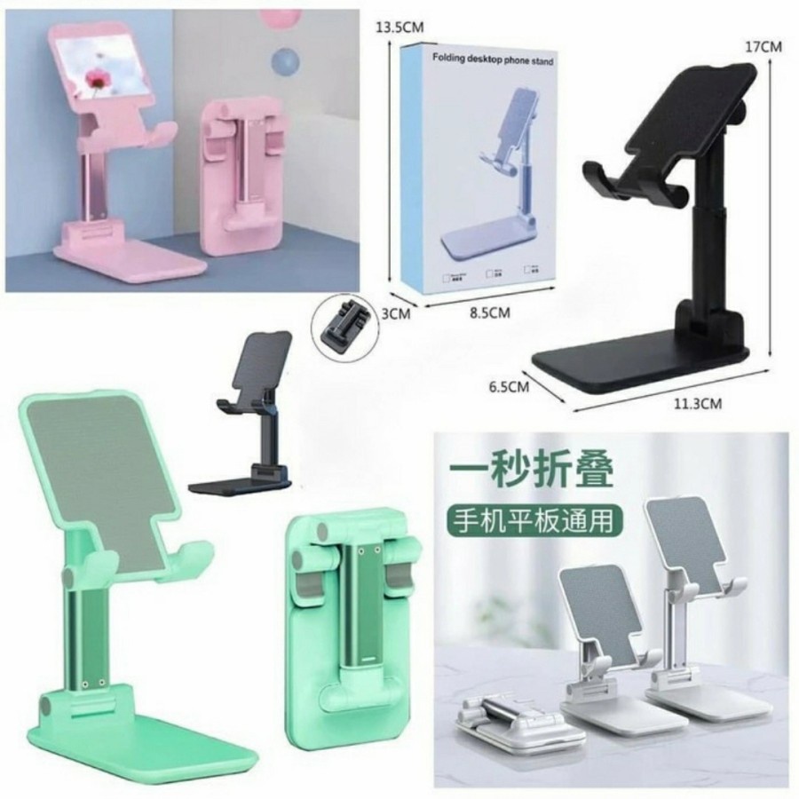 Liftable Foldable Phone Holder Stand HP Tablet Meja Folding Desktop