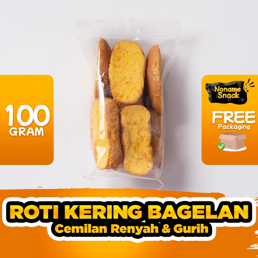 NoName Snack - Roti Kering Bagelan Keju Cemilan Grosir Bagelen 100Gr