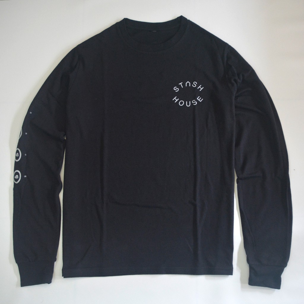 Long Sleeve T Shirt Kaos Lengan Panjang Stash House Original