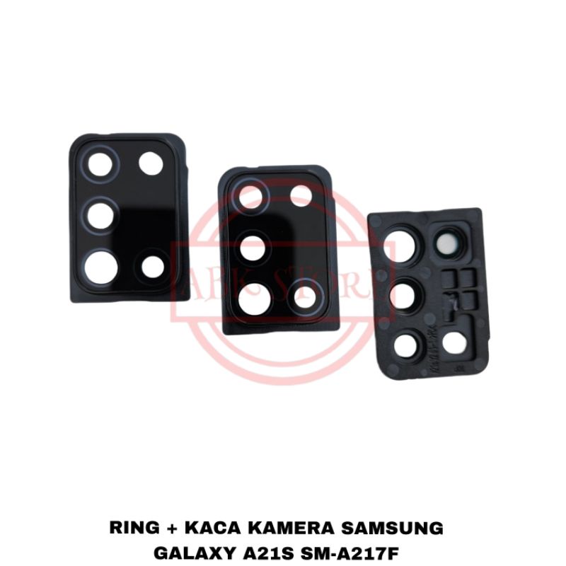 RING + KACA KAMERA BELAKANG / LENSA CAMERA SAMSUNG GALAXY A21S SM-A217F