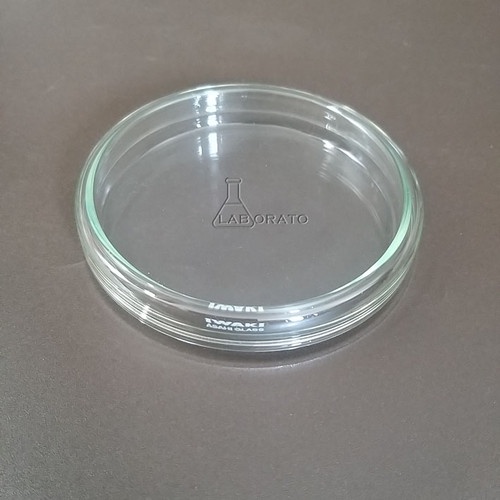 CAWAN PETRI IWAKI 80 X 15 MM PETRIDISH 80X15 MM IWAKI PYREX NEW LAB