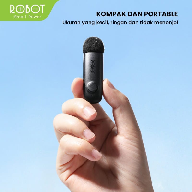 C_   ROBOT Microphone Wireless RS20 Mikrofon Connector Wireless - Garansi Original