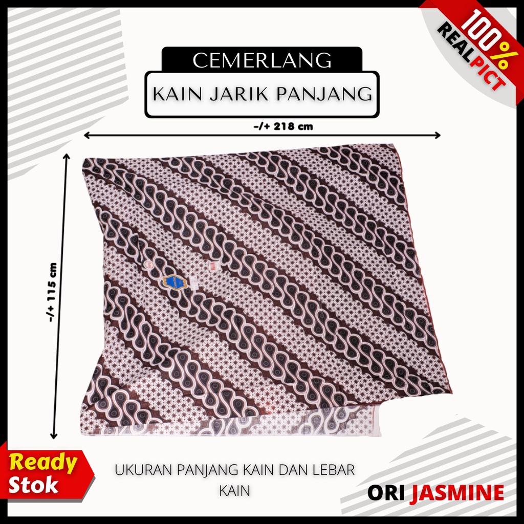 Kain batik meteran katun solo murah premium cemerlang cap cent  jarik melahirkan bahan kebaya halus