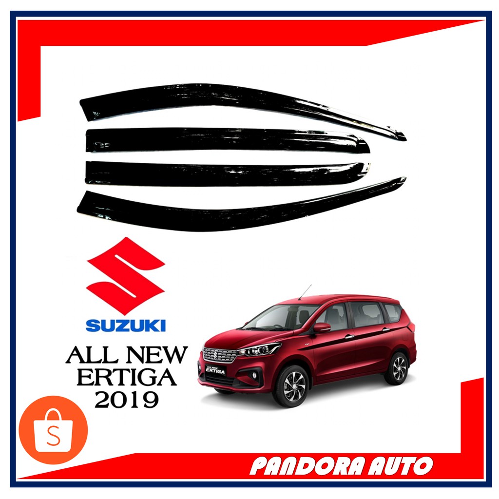 TALANG AIR MOBIL SUZUKI ALL NEW ERTIGA 2019  MODEL SLIM BAHAN AKRILIK HITAM