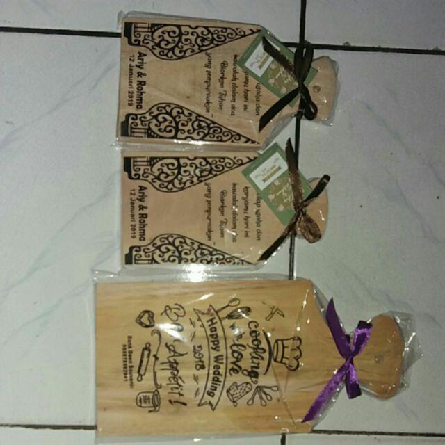 Centong Kayu Daun Lancip Murah Unik