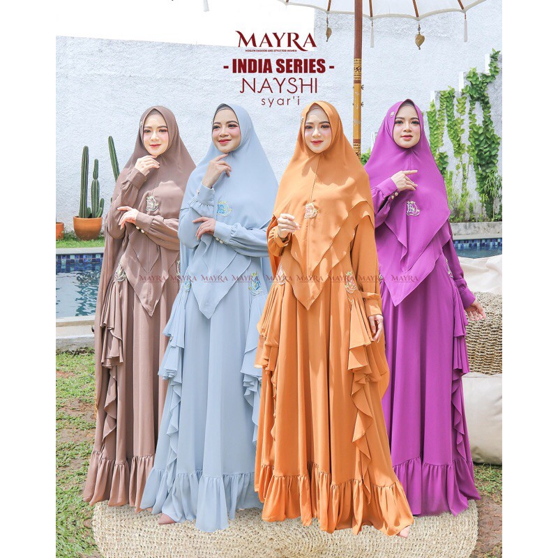 Gamis Naysy Syari Original By Mayra
