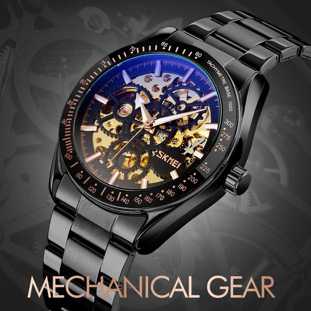 SKMEI Jam Tangan Mechanical Pria Automatic Movement - 9194