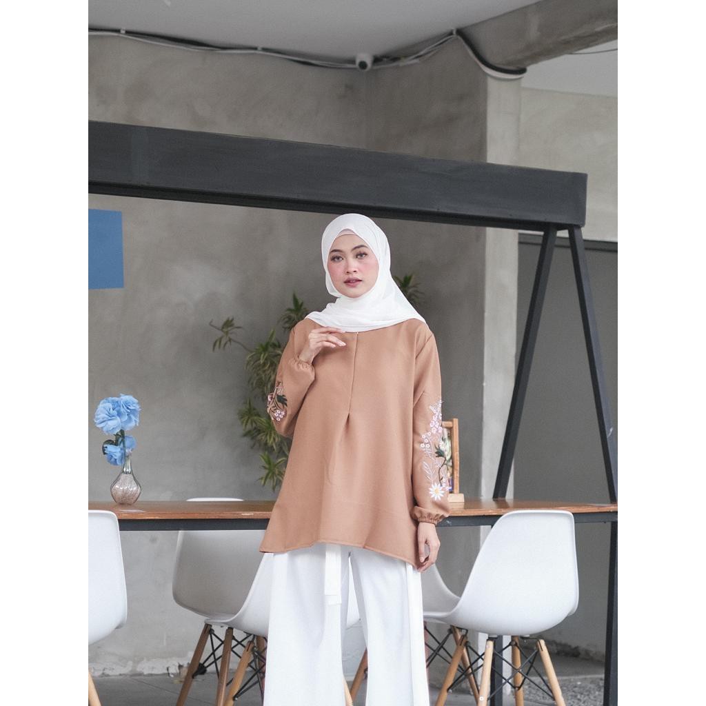 DISKON AZLIA BLOUSE - FLOTTILICIOUS / ATASAN MURAH / BLOUSE MURAH / GROSIR BAJU ONLINE