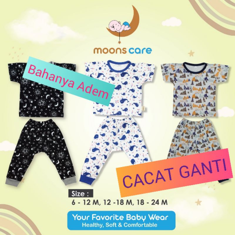 MOONS STELAN OBLONG CAMPUR MOONS stelan baju pendek CELANA