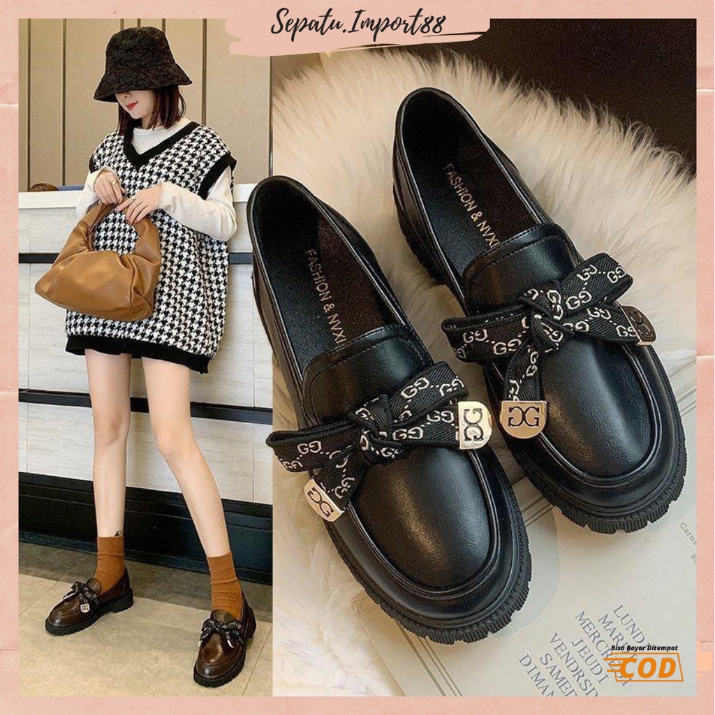 [SEPATU IMPORT88] Sepatu Wanita Sepatu Oxford Import Premium Quality SP 530