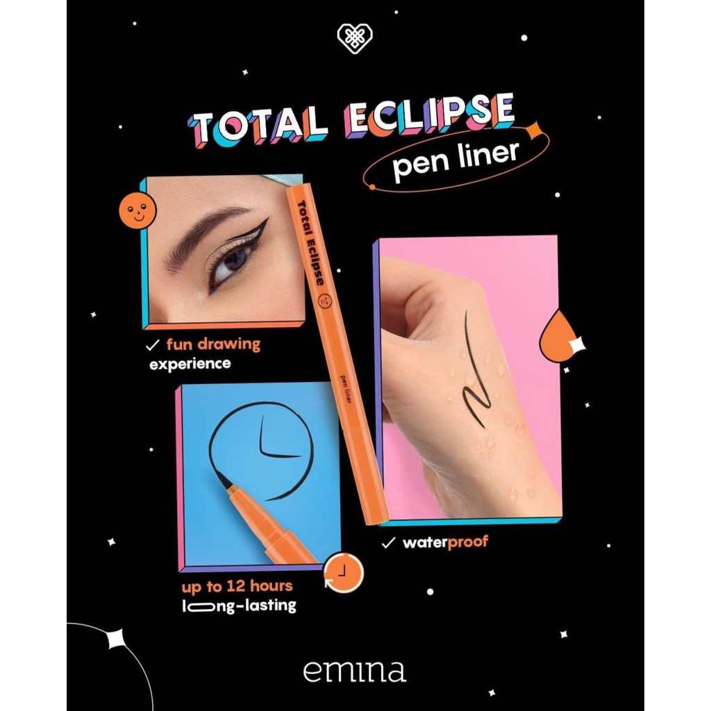 EMINA Total Eclipse Pen Liner 1ml