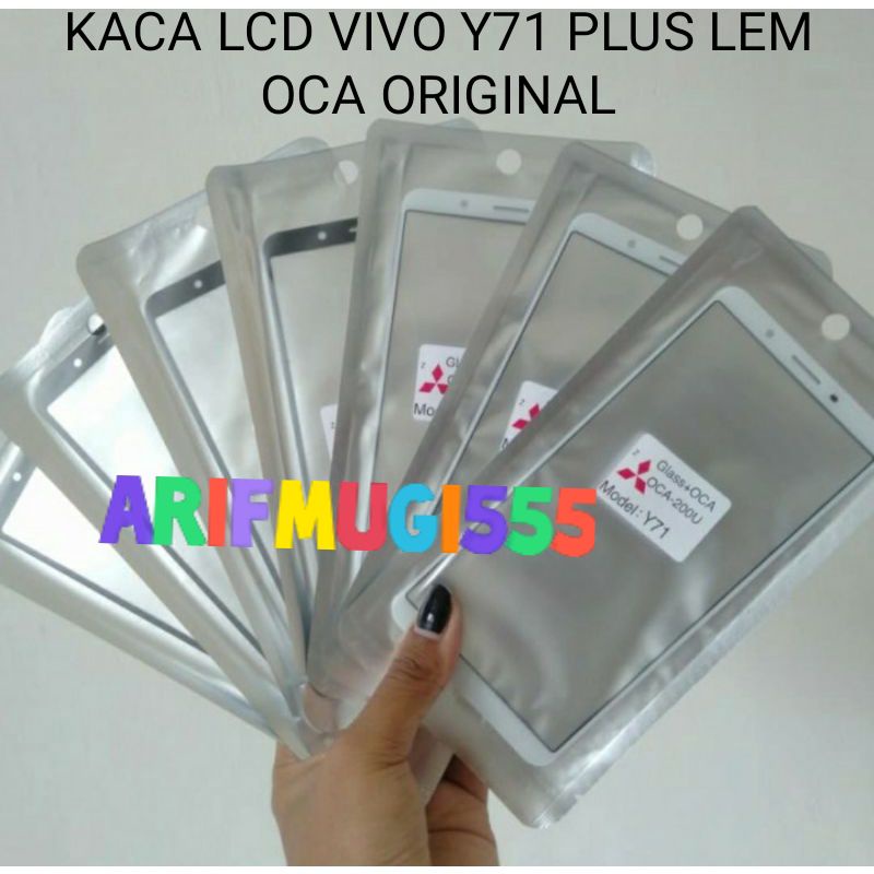 Kaca Lcd Kaca Depan Kaca Touchscreen Vivo Y71 Plus Lem Oca Original