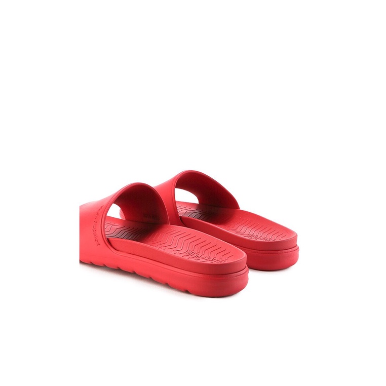 SANDAL SLIDE HUSH PUPPIES PRIA ORIGINAL CASUAL BRANDED MERAH HM15