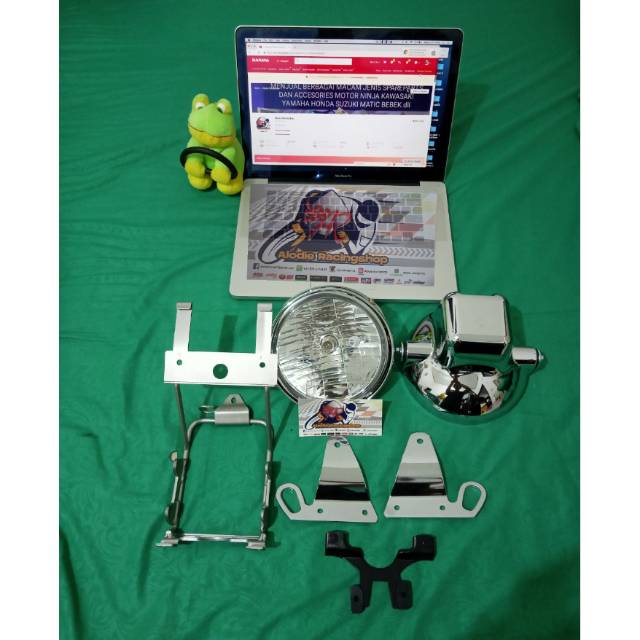 Lampu bulat ninja ss satu set ori Kawasaki - lampu bulat 1set ninja ss original