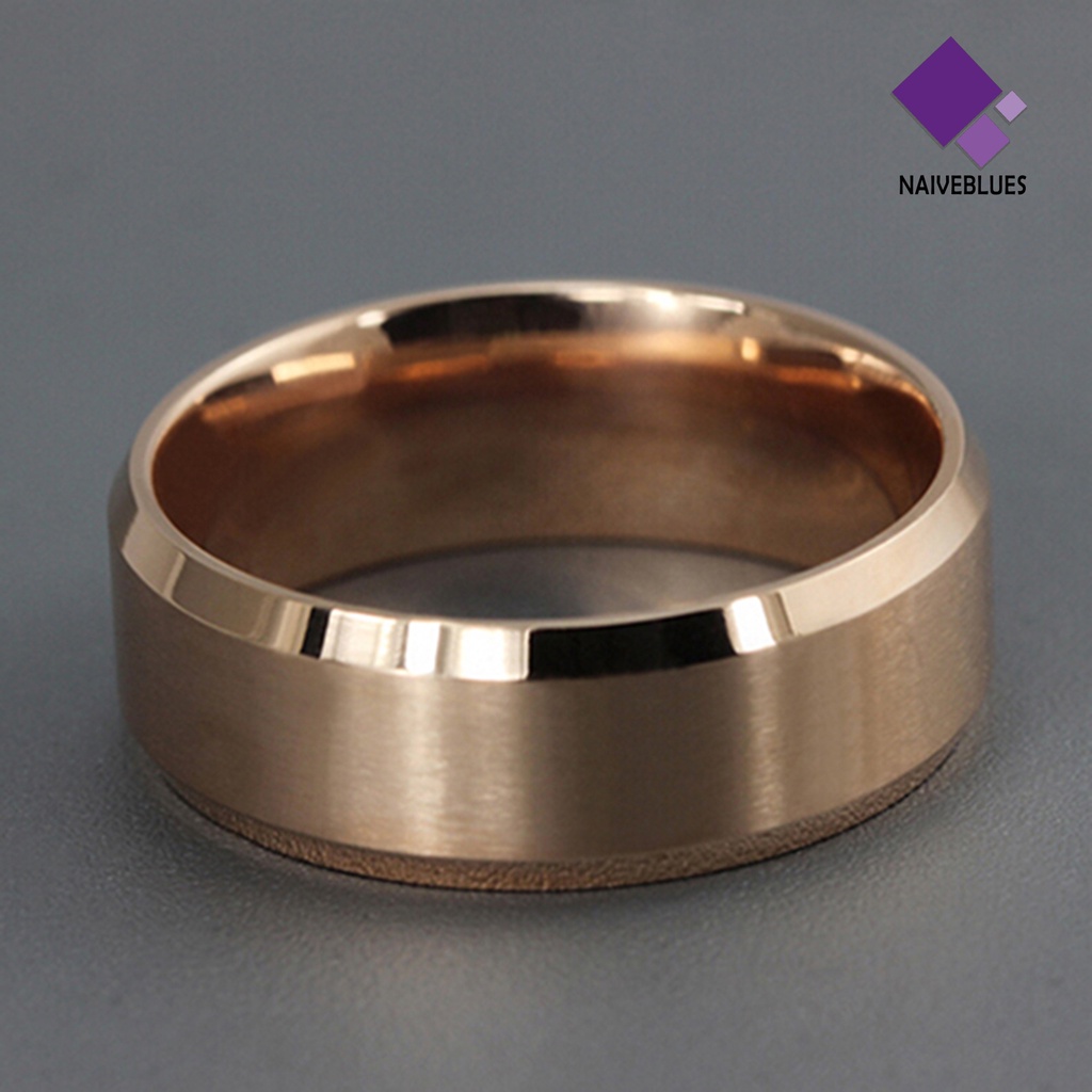 Cincin Bahan Titanium Steel Gaya Punk Untuk Cocktail