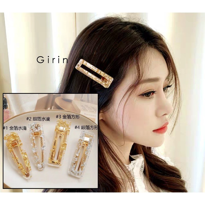 jepit rambut korea kekinian batu bening ori import BANI