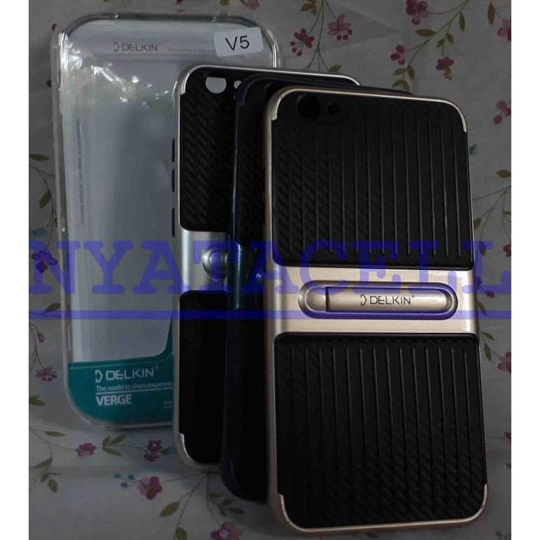 NEW CASE DELKIN VERGE STAND VIVO V5 CLASSIC SOFT CARBON +HARD MILENIA