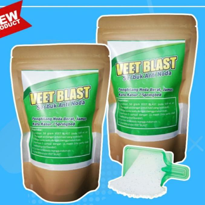 Kualitas Terbaik] P1 Serbuk Anti Noda Veet Blast Pembersih Noda Jamur