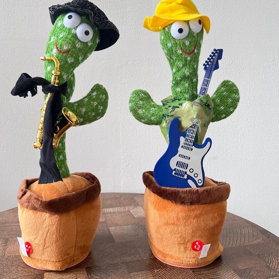 Boneka Kaktus Goyang - Boneka Kaktus bisa Goyang dan Bicara