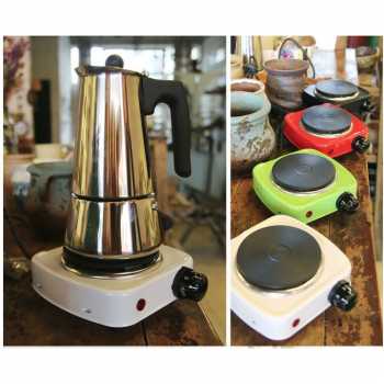 Kompor Listrik Mini Hot Plate Cooking 500 W / Kompor Listrik Mini Murah Kompor Listrik Portable Low Watt Ideal / Kompor Listrik Travelling Kompor Hot Plate Cooking 500 W Kompor Listrik Mewah Aman / Kompor Outdoor Camping Kompor Listrik Serbaguna