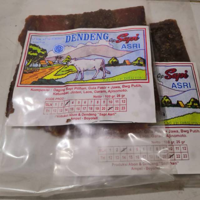 

Dendeng Sapi Cap Sapi Asri