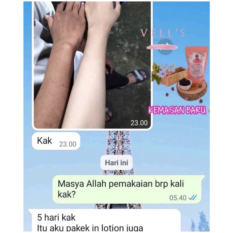 VELLS BEAUTY - LULUR BEDDA LOTONG BODYSCRUB TRADISIONAL ALAMI KHAS BUGIS VIRAL BPOM