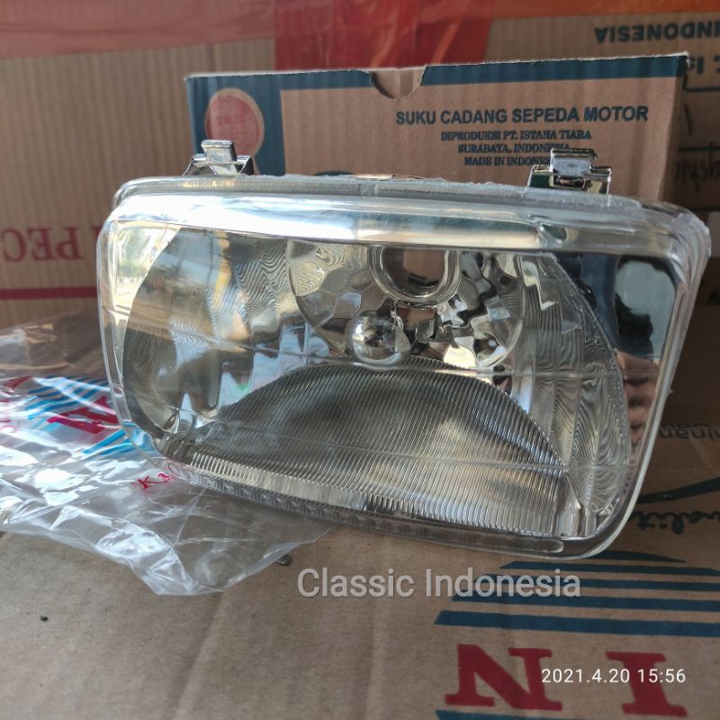 Reflektor Astrea grand lampu depan Astrea grand legenda impressa bening