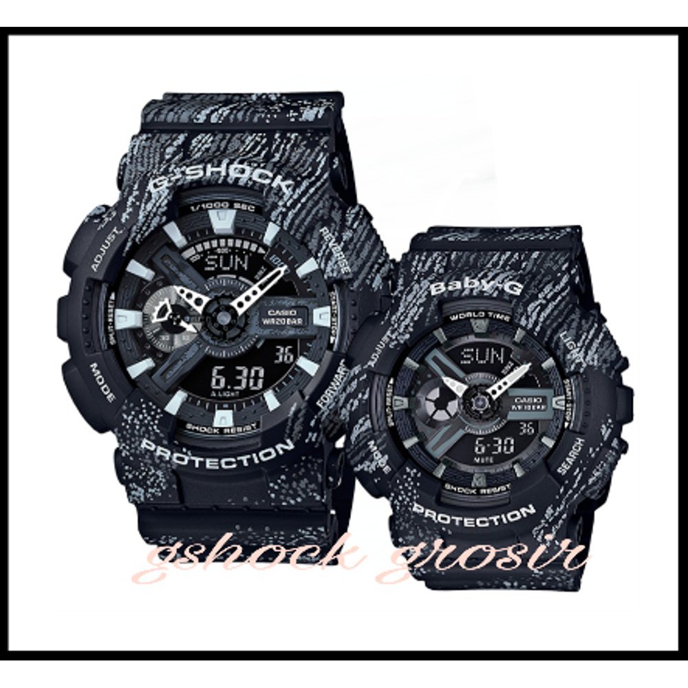 Jual Couple Gshock dan Baby G Ga 110TX 1   BA 110TX 1 Diskon