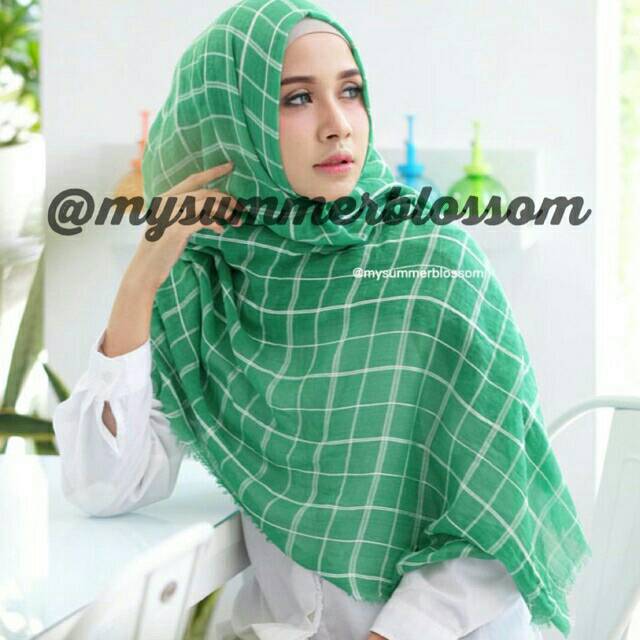 HIJAB SEGIEMPAT ZARA EMERALD by MSB