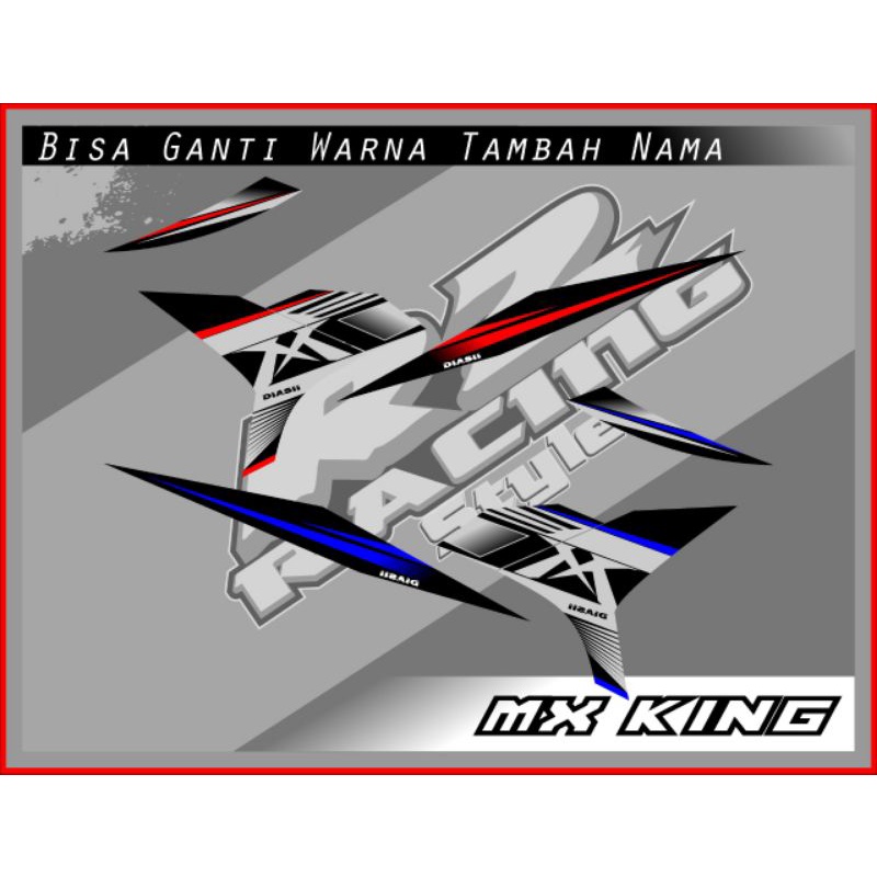 Stripping Variasi MX king/ sticker stripping MX king simple