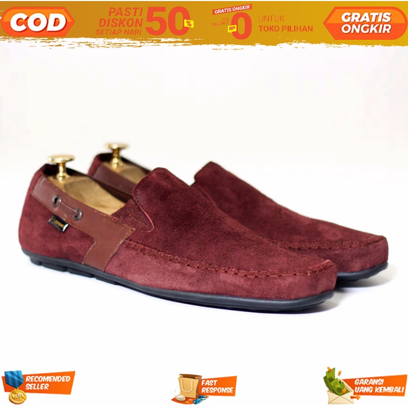 Cod Sepatu Casual Slip On Bahan Kulit Suede The Real Kung Fu Shoes Wushu Taichi Bruce Lee IP Man New
