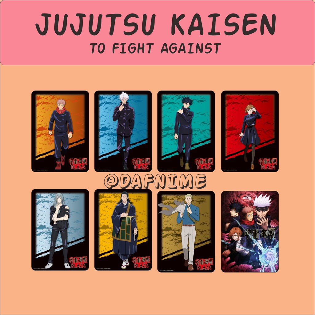 PHOTOCARD JUJUTSU KAISEN TO FIGHT AGAINST