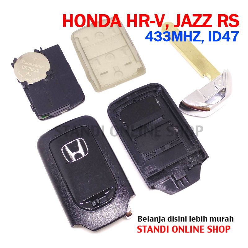 Remote Kunci Chip Transponder Smart Key Keyless PCB Honda 2T HRV Jazz