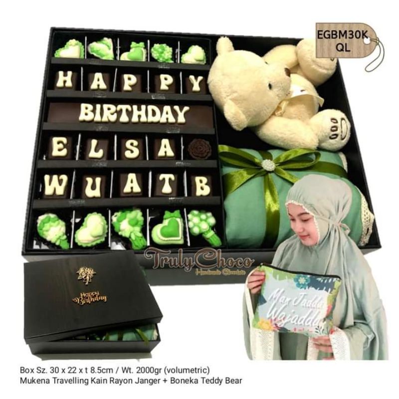 

kado ulang tahun graduation anniversary coklat trulychoco EGBM30K