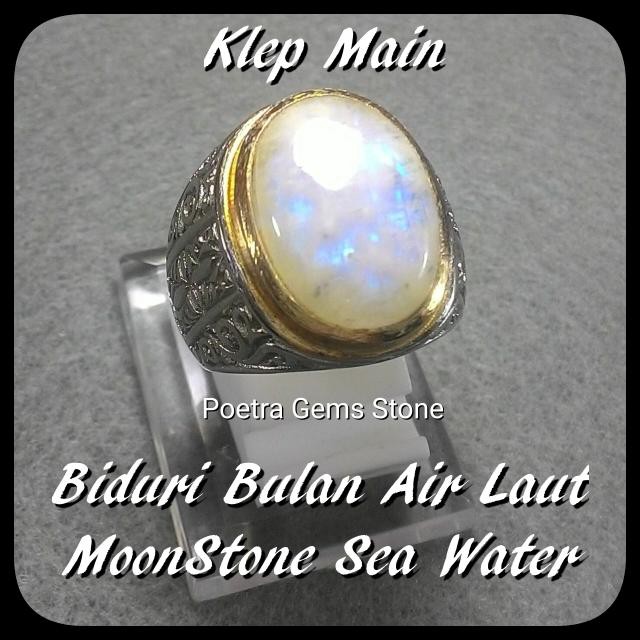 BATU CINCIN BIDURI BULAN AIR LAUT / MOONSTONE SEA WATER HQ MAIN KLEP