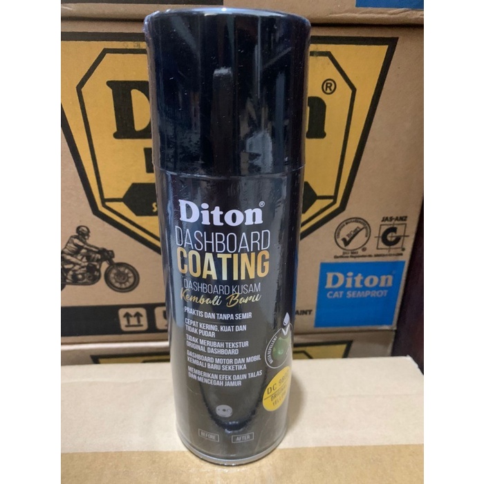 Cat Semprot DITON PREMIUM Dashboard Coating 400 ml - 9802 Yellow