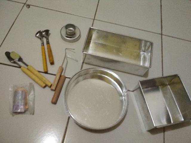 Loyang Persegi Ukuran 14 X 14 X 7 Cm