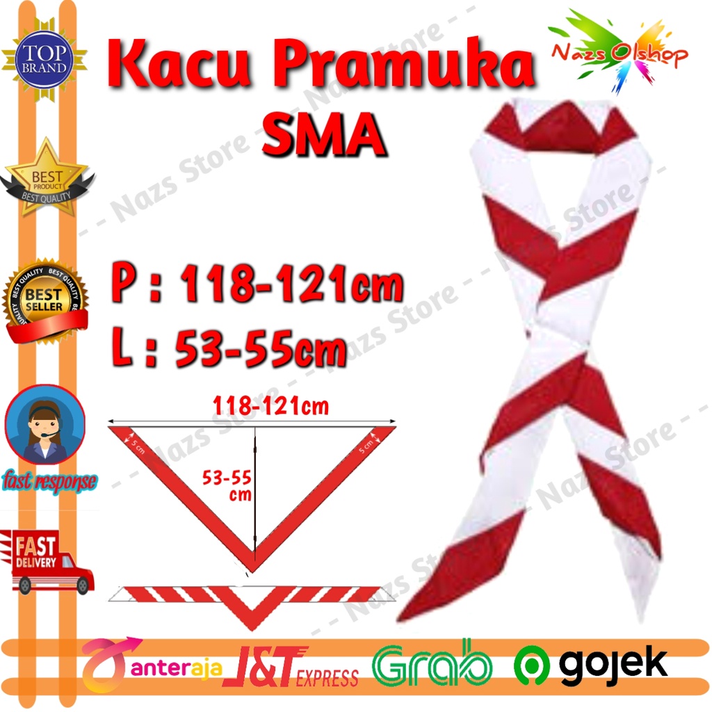 Kacu / Dasi / Hasduk Pramuka SMA Grosir dan Eceran