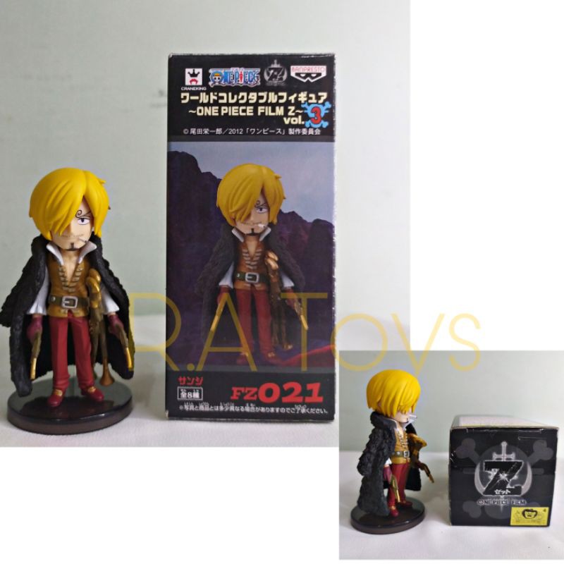 ORIGINAL ACTION FIGURE ANIME ONE PIECE WCF SANJI MOVIE Z