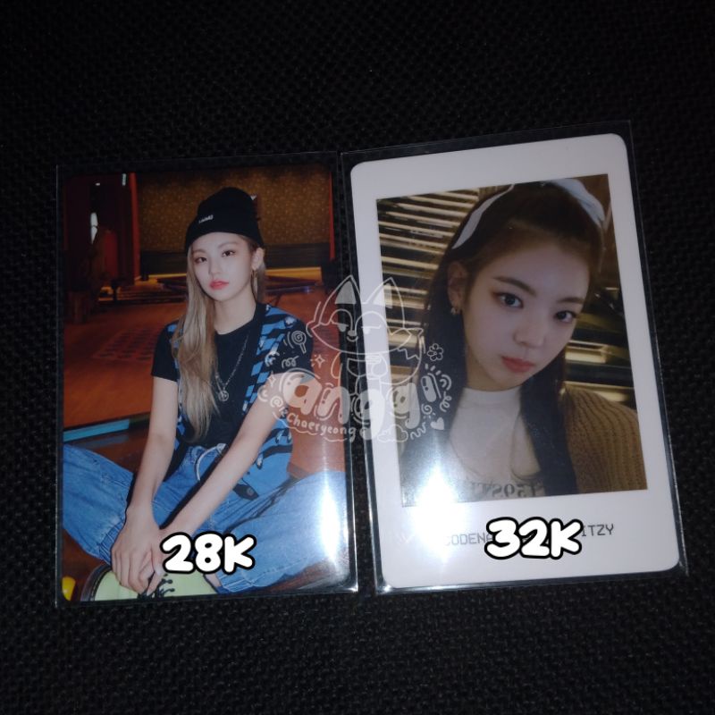 trading card csi itzy lia yeji