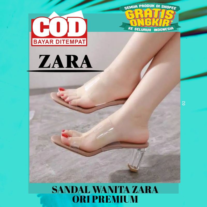 Sandal Wanita Zara Ori Sandal Cewek Murah Sandal Perempuan Original Sandal murah wanita