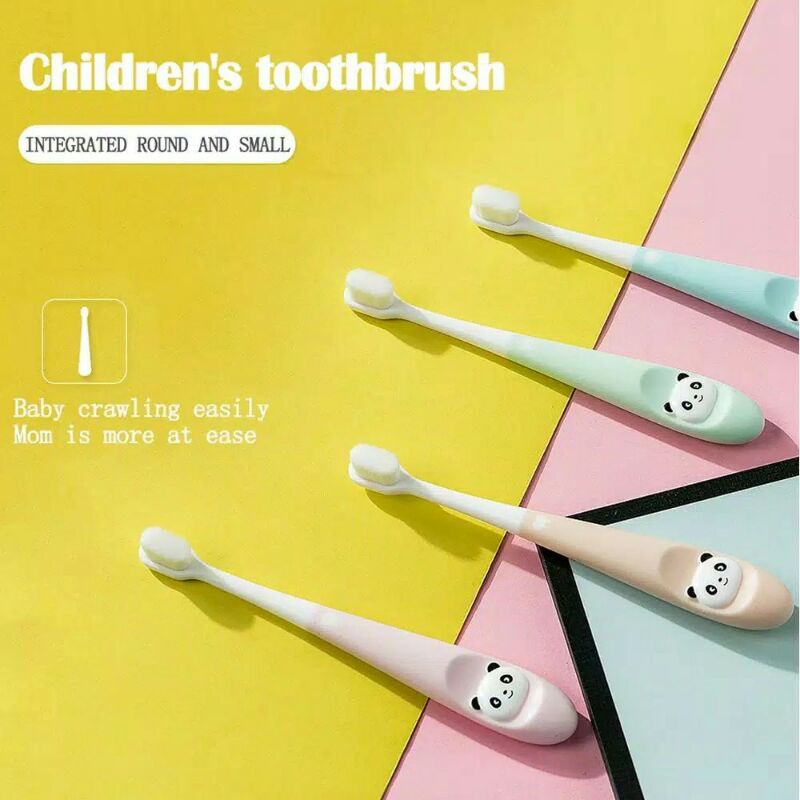 Sikat Gigi Anak Dengan Bahan Lembut/Karakter Panda Lucu/Children's Toothbrush